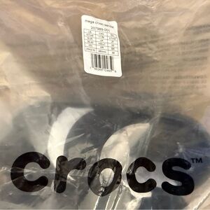 CROCS Mega Crush Sandals in Black and White